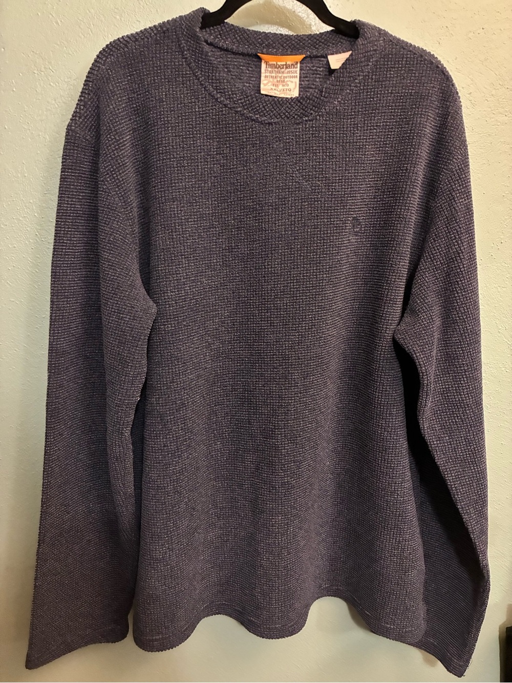 Timberland Women's Crewneck Sweater in Charcoal Blue